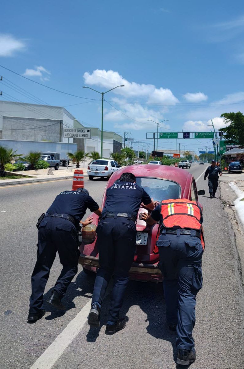 Brinda SSP auxilio vial en Chiapa de Corzo 