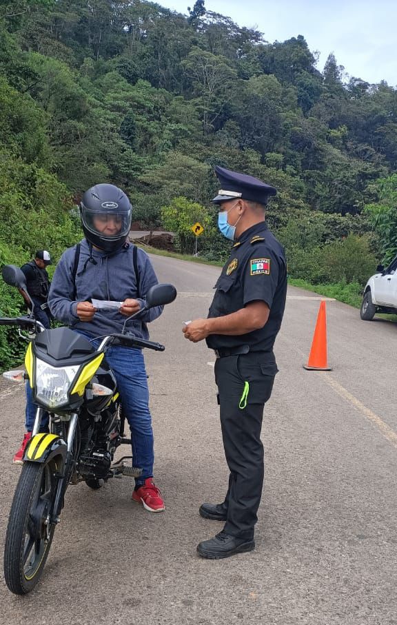 SSP, a través de la Delegación de Seguridad Turística y Vial,  llevaron a cabo una campaña informativa