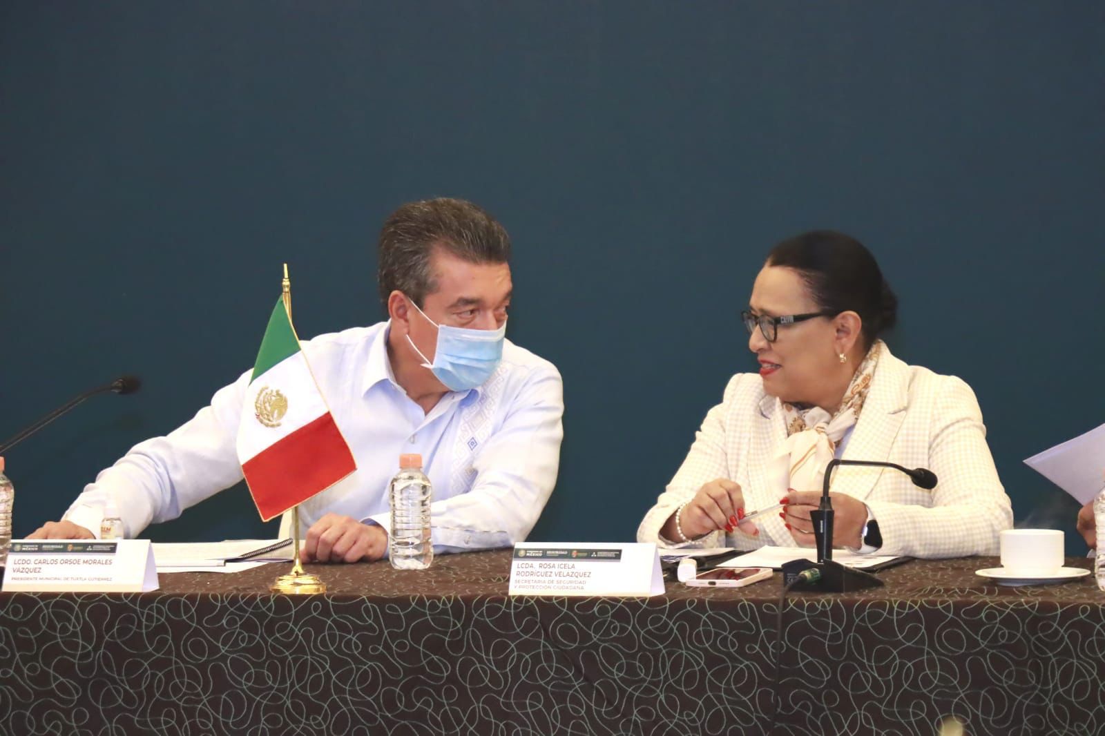 Rutilio Escandón y Rosa Icela Rodríguez encabezan Conferencia Nacional de Secretarios de Seguridad Pública