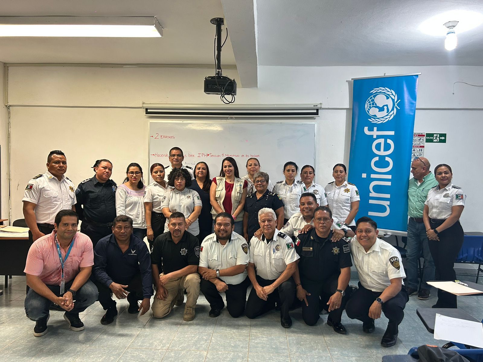 UNICEF brinda capacitación a SSyPC para fortalecer habilidades policiales para la protección de niñas y niños