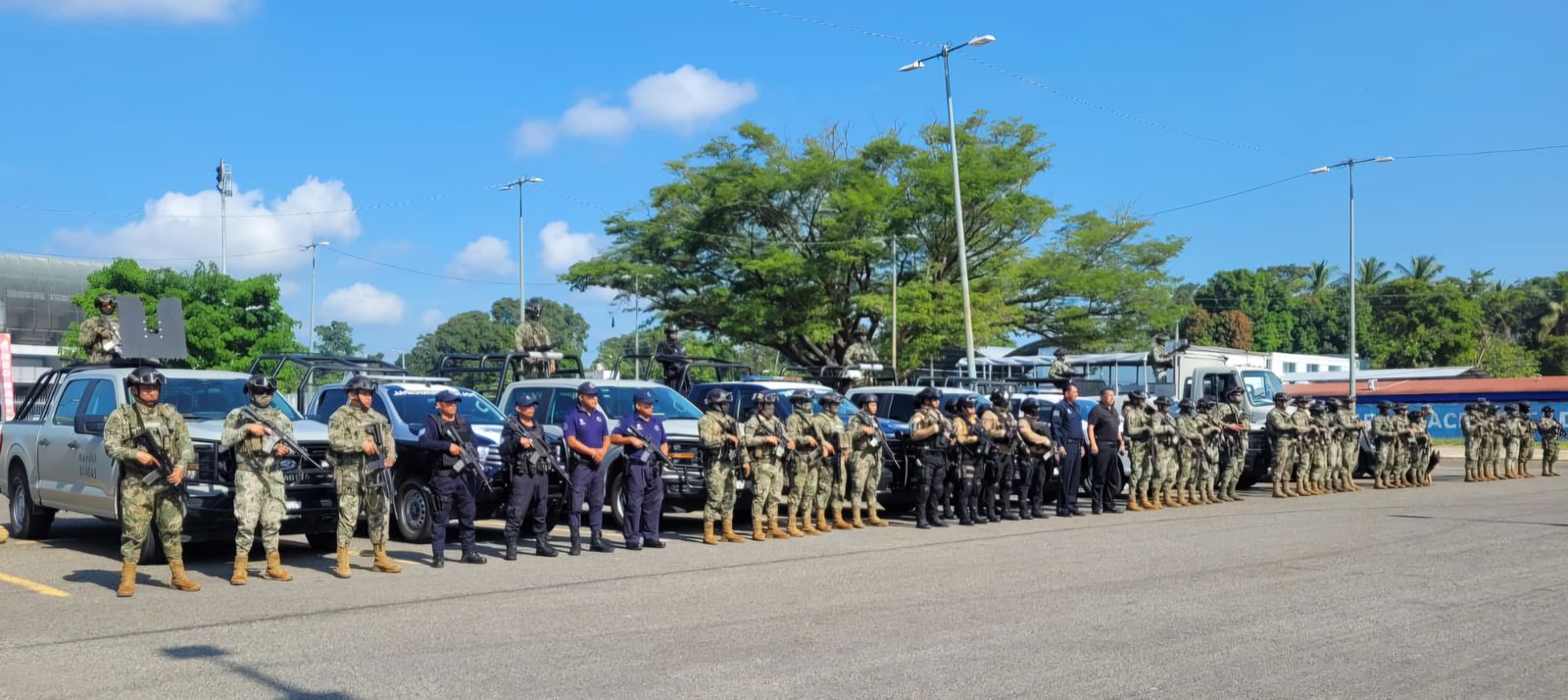 Grupo Interinstitucional realiza Operativo Escudo en Tapachula