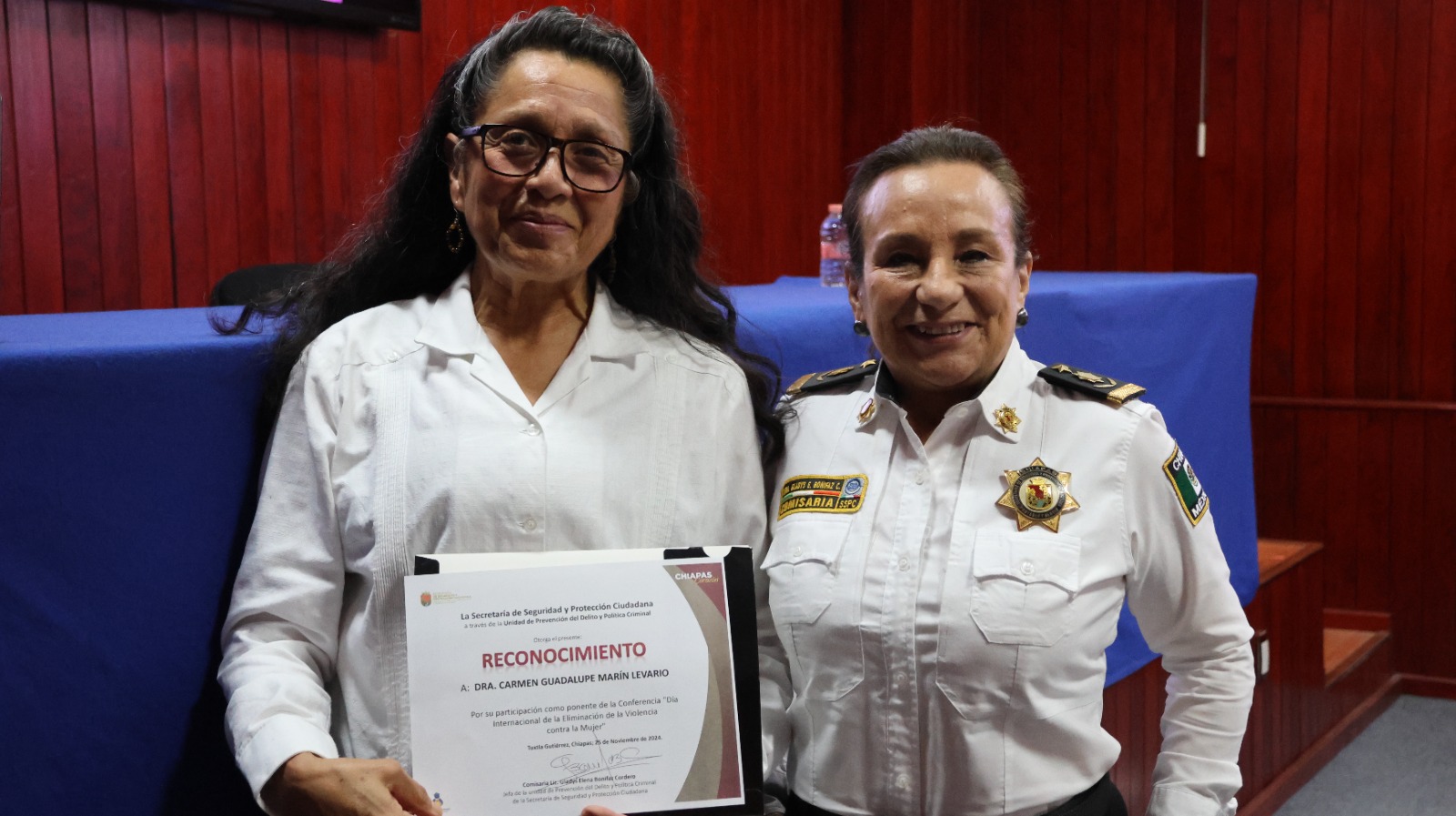 Imparte SSyPC Conferencia “Mujeres Policías”