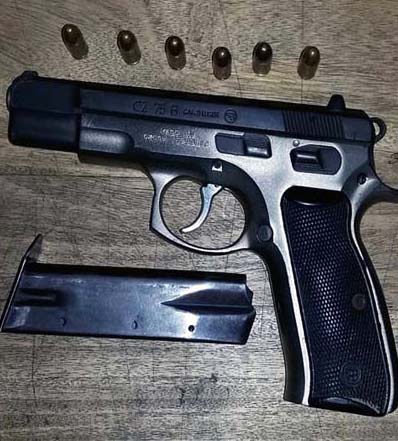 SSP en coordinación operativa detiene a sujetos con arma de fuego y dosis de droga