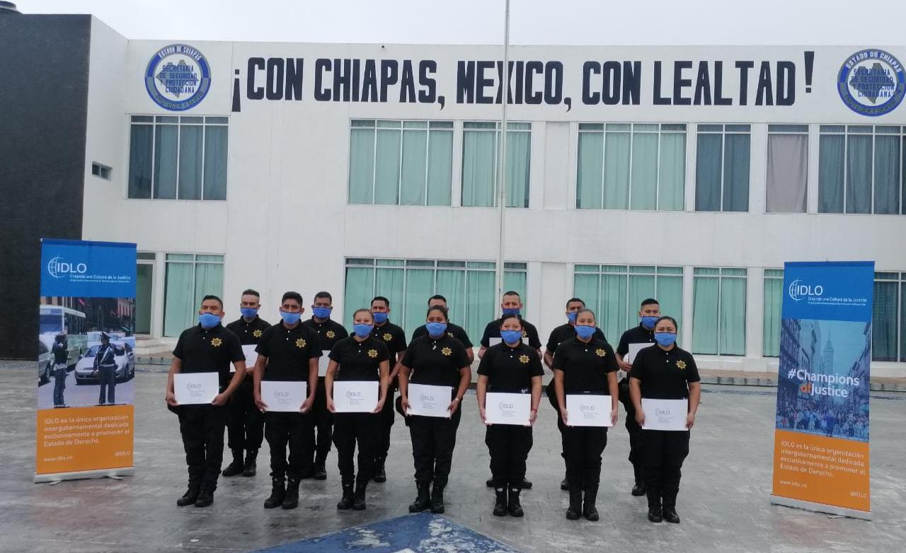 IDLO  La SSP fue sede del Curso de Formación Inicial Equivalente para Policías Preventivas Municipales