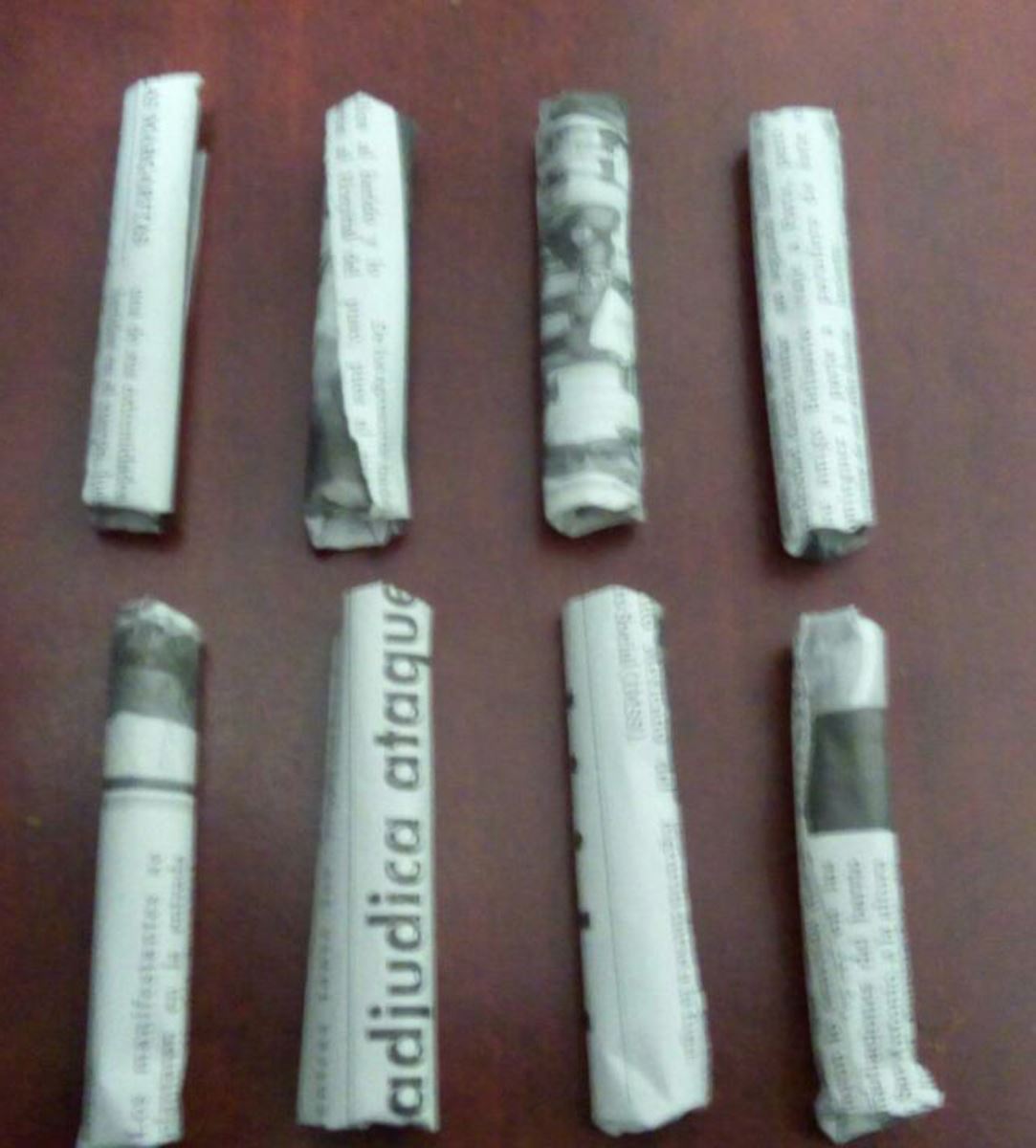 SSP asegura envoltorios y carrujos de al parecer marihuana