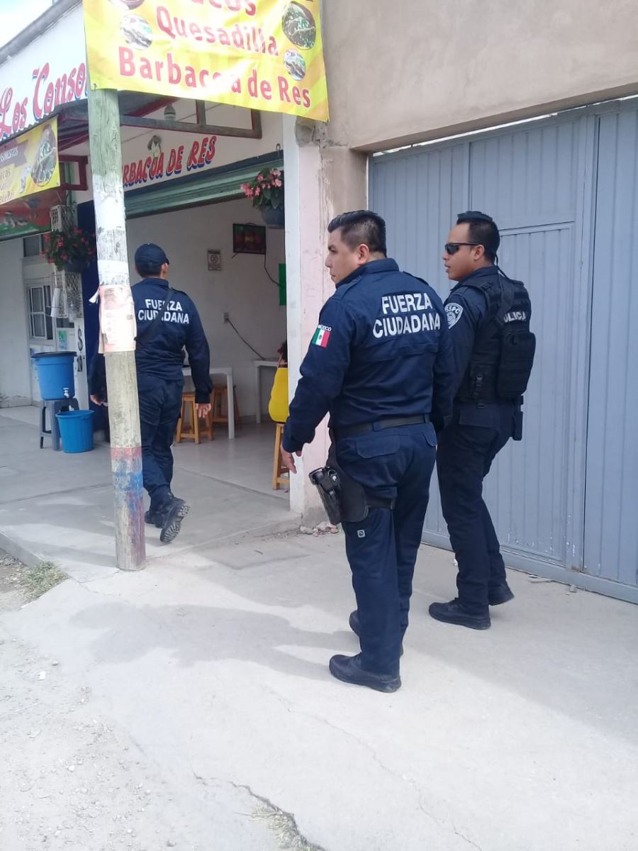 Establece SSP operativo pie-tierra en colonias de Tuxtla  Gutiérrez