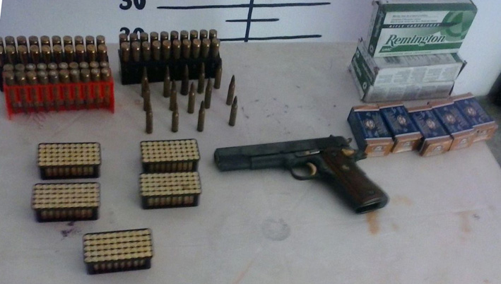 SSP y Mando Único Policial, detienen a sujetos con arma y más de 300 cartuchos