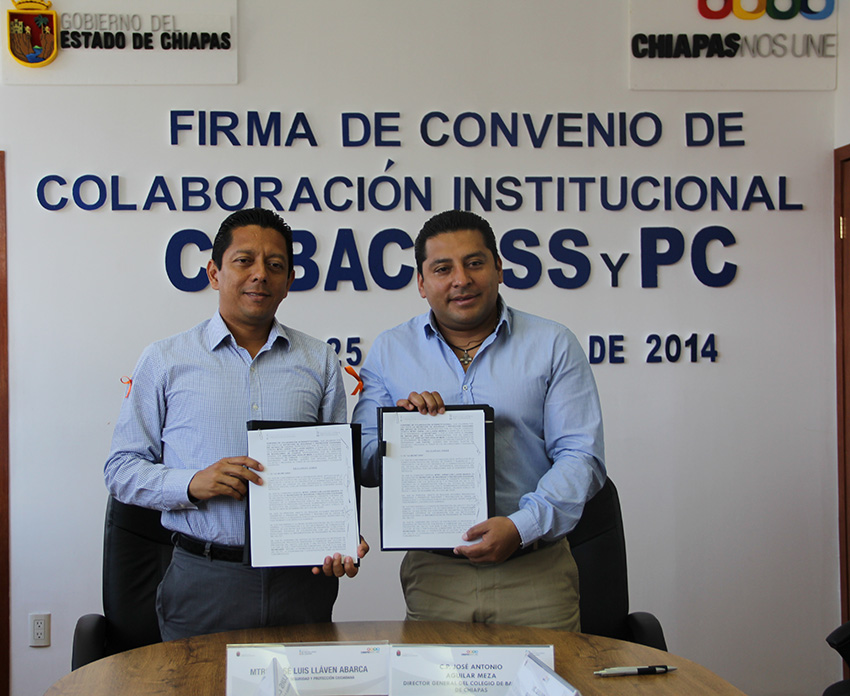SSyPC y Cobach firman convenio en materia de prevención del delito