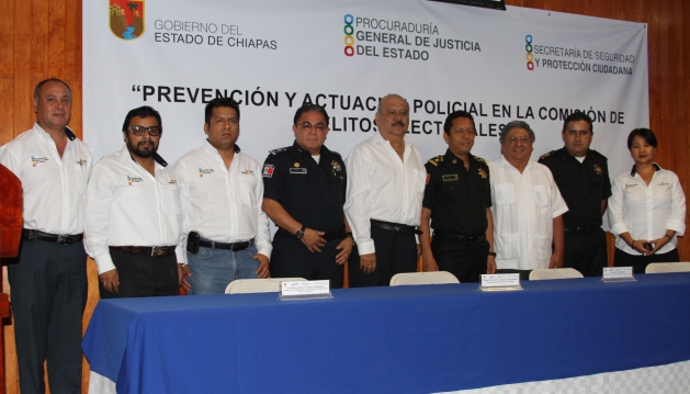 SSyPC Gestiona capacitación en materia electoral para Policías Estatales