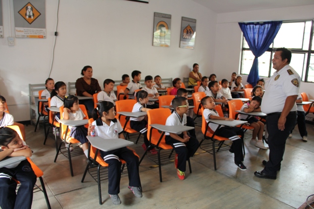 SSyPC fomenta educación vial y prevención del delito a niñas y niños del estado