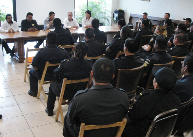 SSyPC Continúa capacitación en materia electoral a Policías Estatales