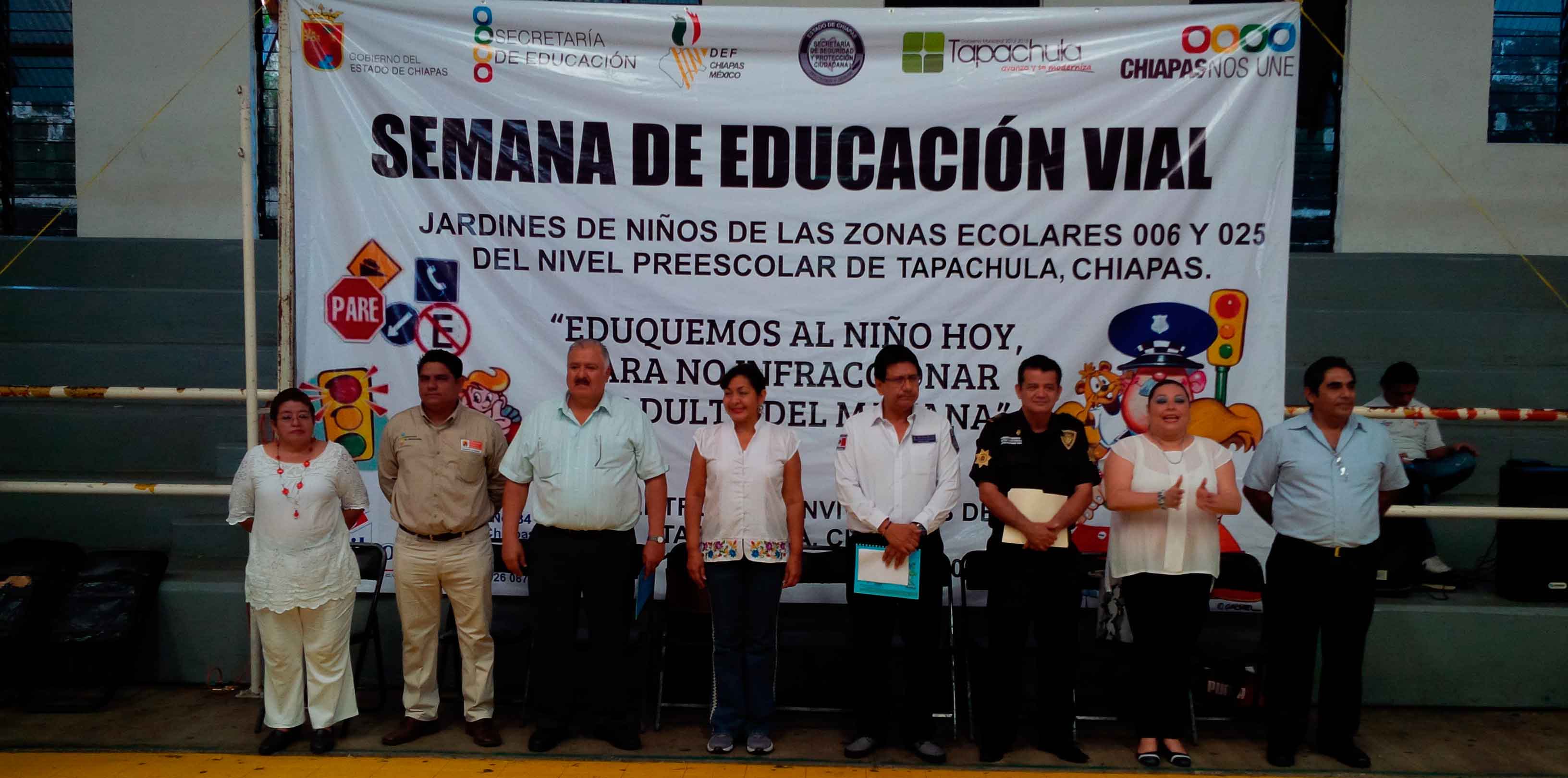 SSyPC inicia semana de educación vial en escuelas de Tapachula