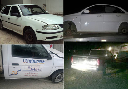 Mando Ãšnico Policial recupera cuatro vehÃ­culos abandonados y con reporte de robo