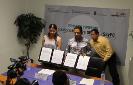 En materia de prevención, SSP signa convenio de colaboración con  SEDEM