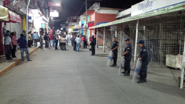 Fuerza Ciudadana, en coordinación con autoridades estatales y municipales realizan operativo contra el ambulantaje en Tapachula