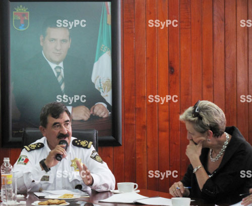 Reciben titulares de seguridad del estado,   a Embajadora de la Gran BretaÃ±a e Irlanda del Norte