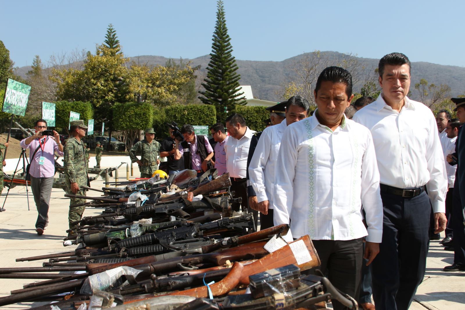 Cada arma asegurada y destruida es un referente del acotamiento de la violencia en las calles: SSP 