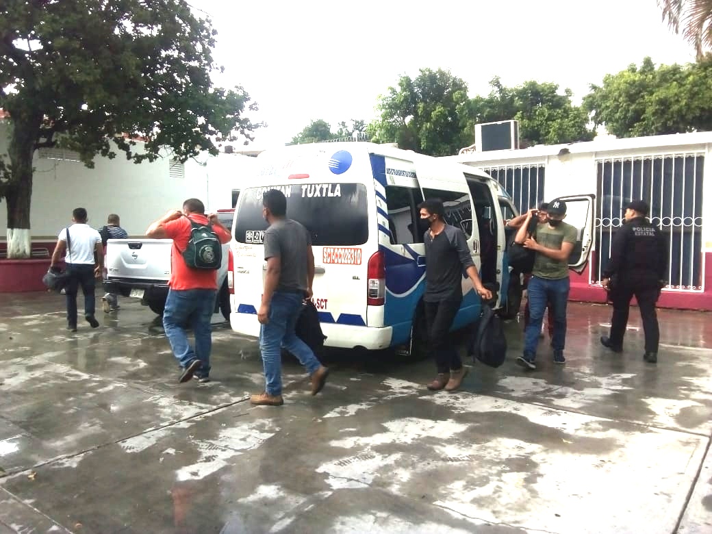 SSP rescata a 20 migrantes en Tuxtla Gutiérrez