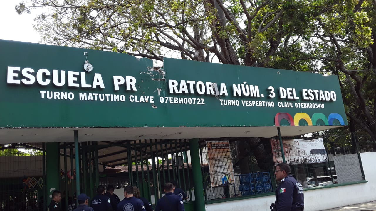 Con operativo "Mochila", se protege la seguridad de alumnos en Tapachula