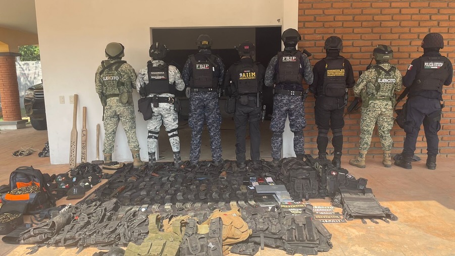 En operativo interinstitucional detienen a presuntos integrantes de la delincuencia organizada en Frontera Comalapa