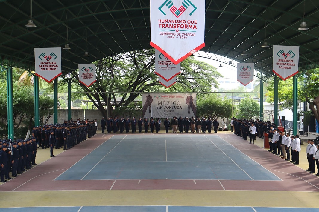 Universidad de Seguridad Pública del Sureste de la SSP inicia la semana con fuerza y compromiso institucional.
