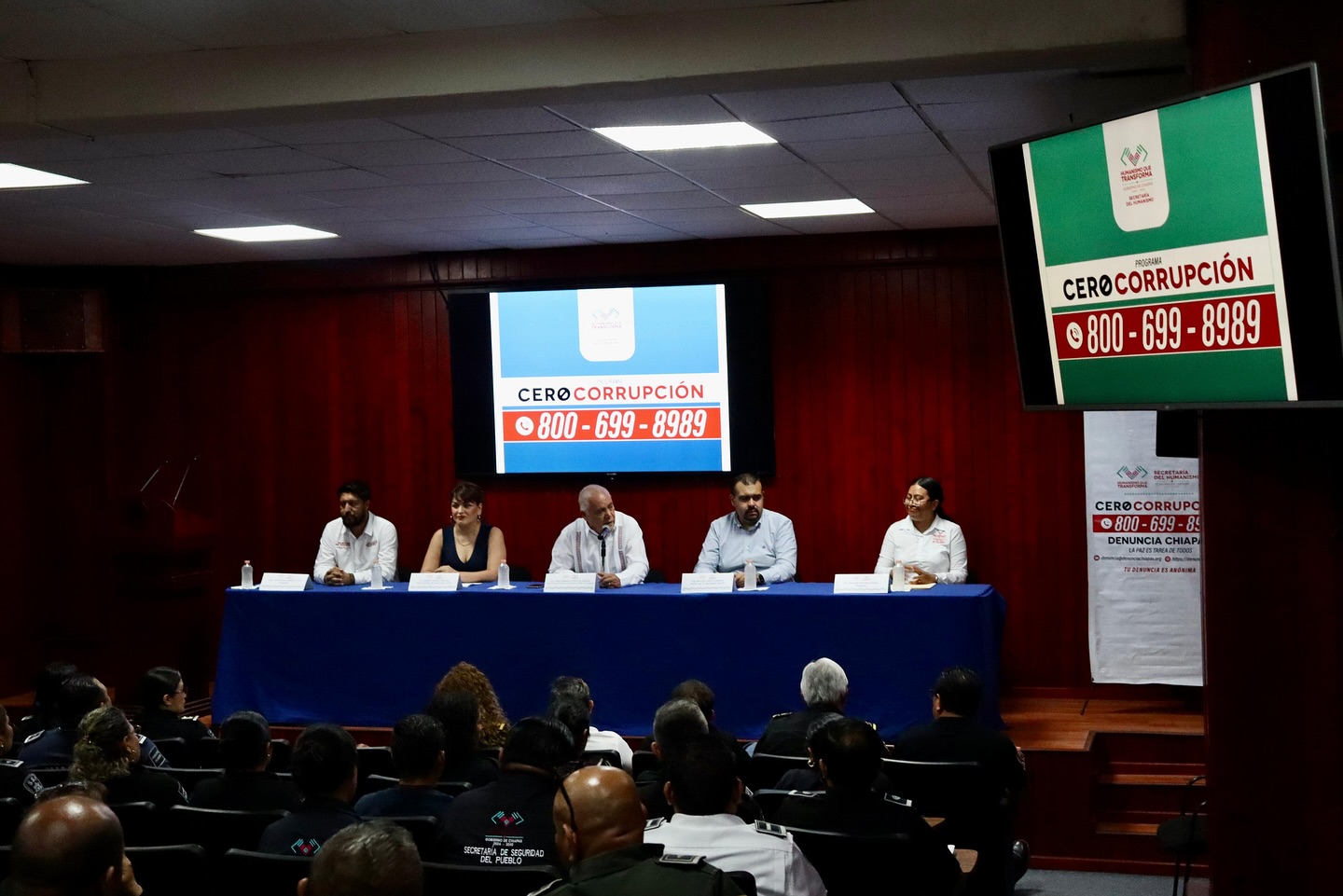 SSP se suma a la construcción de un Chiapas más seguro y justo con la capacitación “Cero Corrupción