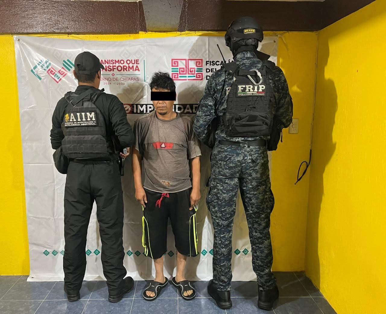 SSP y FGE aprehenden a presunto responsable de violación