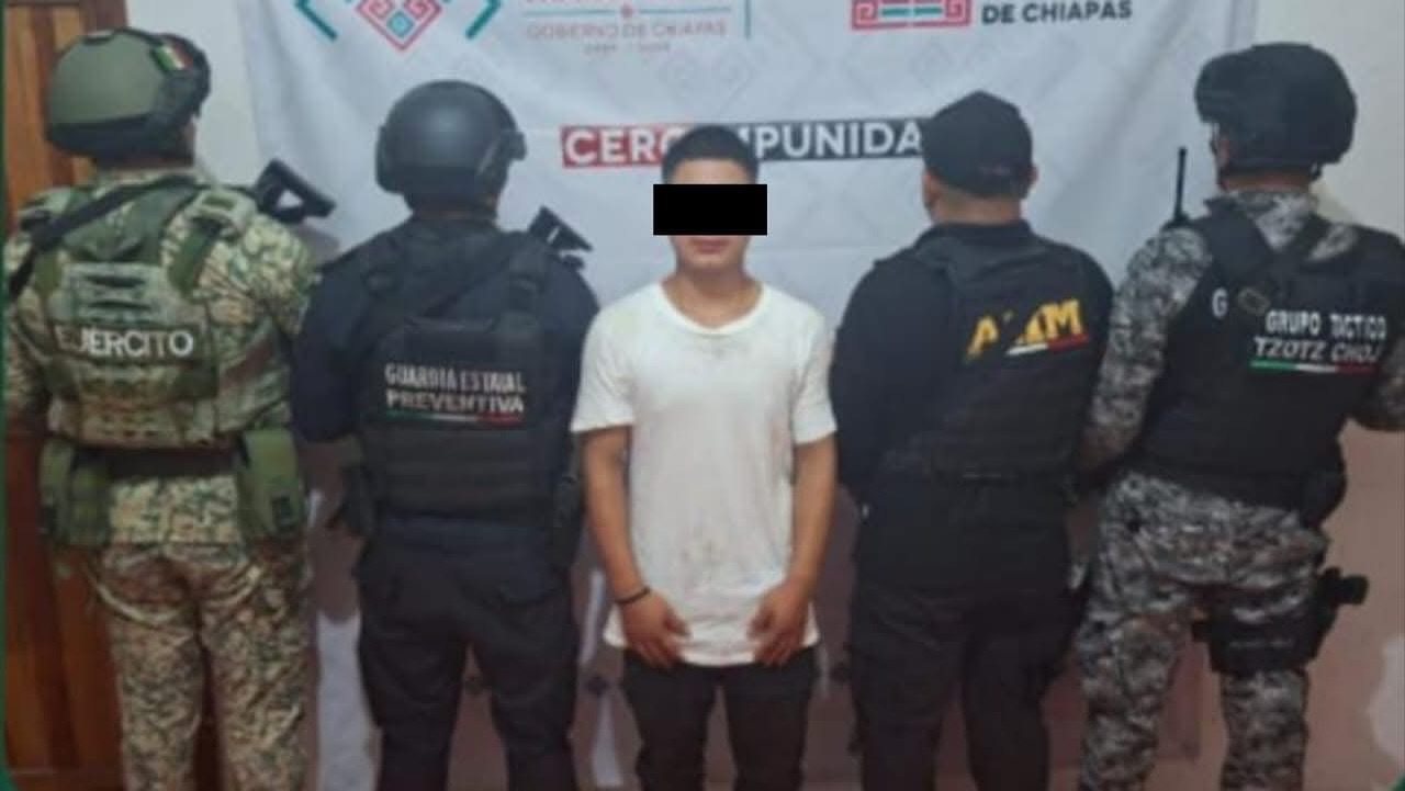 Grupo interinstitucional aprehende a presunto responsable de homicidio calificado