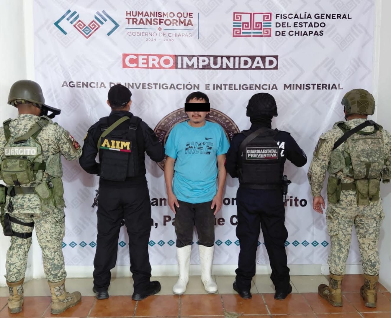 SSP, FGE y Defensa aprehenden presunto responsable de incumplimiento de obligaciones de asistencia familiar