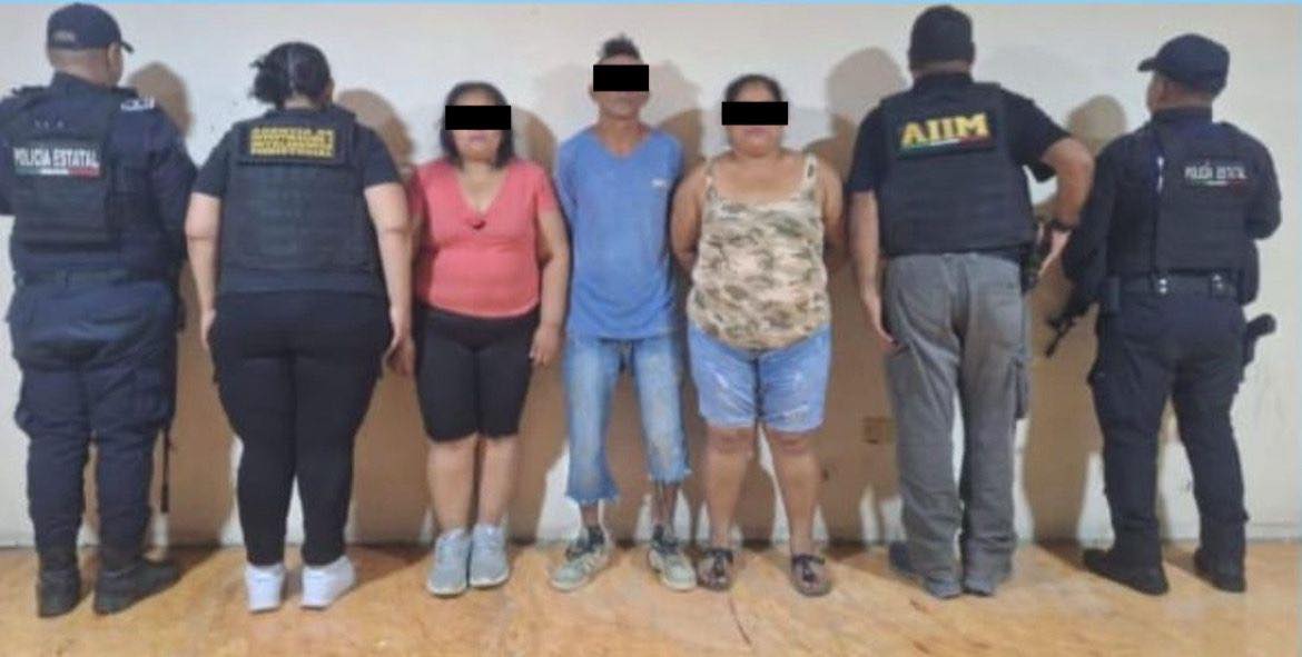SSP y FGE detienen a tres personas por el probable delito de resistencia de particulares en Juárez.