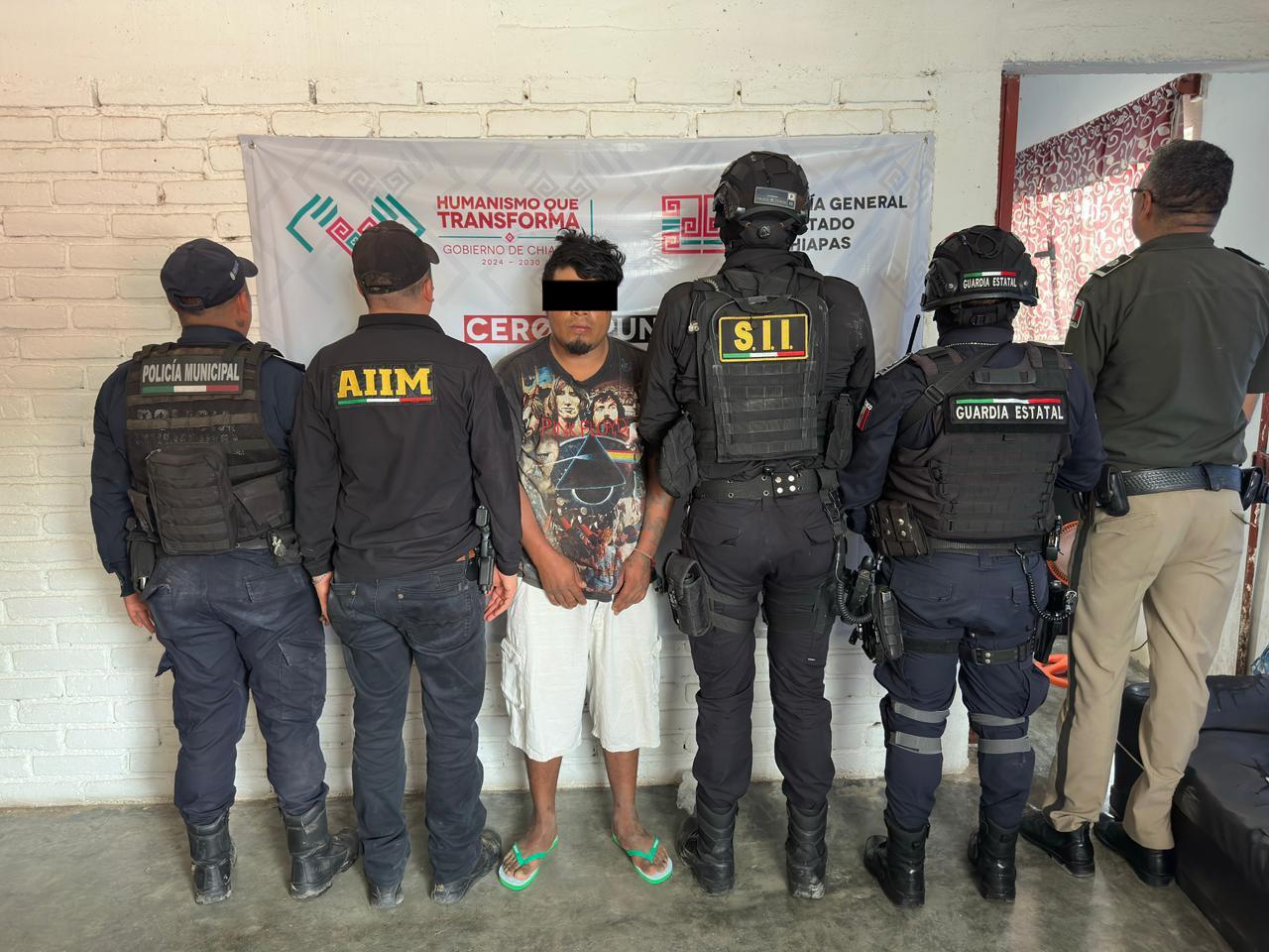 SSP y FGE aprehenden a presunto responsable de robo con violencia agravada