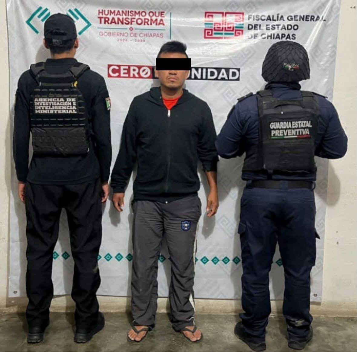 SSP y FGE aprehenden a presunto responsable de violencia familiar