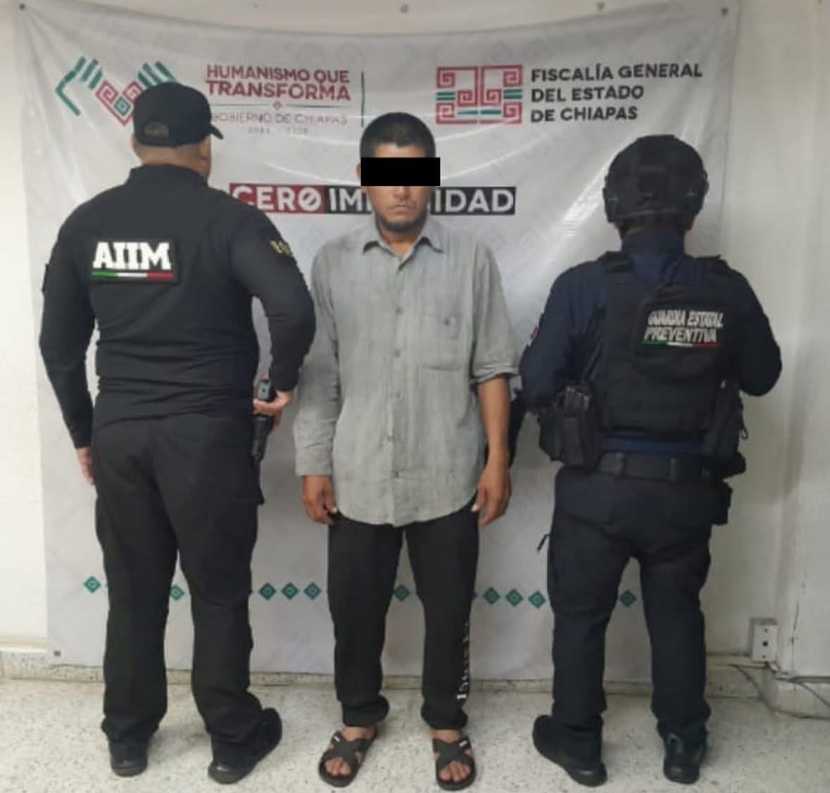 FRIP y AIIM aprehenden a presunto implicado en el delito de homicidio calificado en grado de tentativa