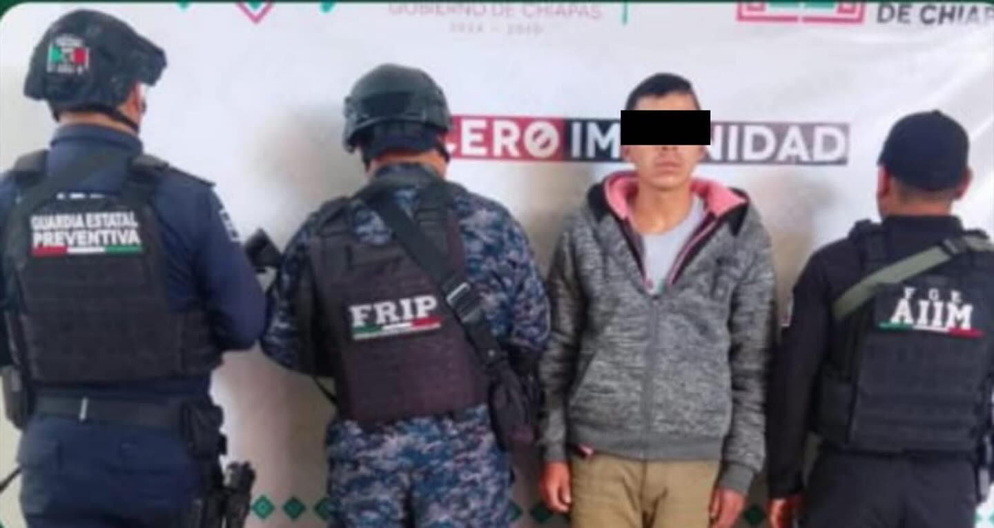 SSP y FGE aprehenden a presunto responsable de robo con violencia agravada
