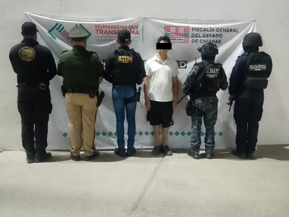 En operativo interinstitucional en Villaflores detienen a masculino con vehículo con reporte de robo.