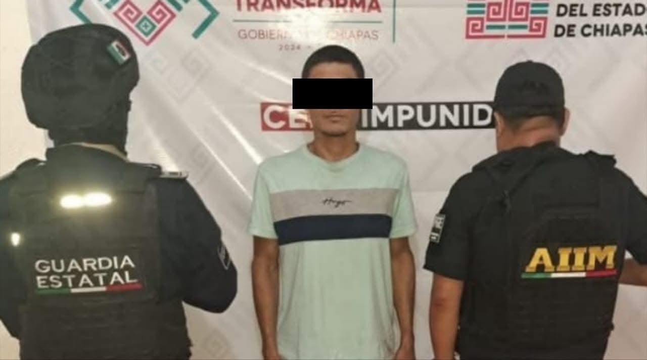 SSP y FGE aprehenden al presunto responsable de robo agravado