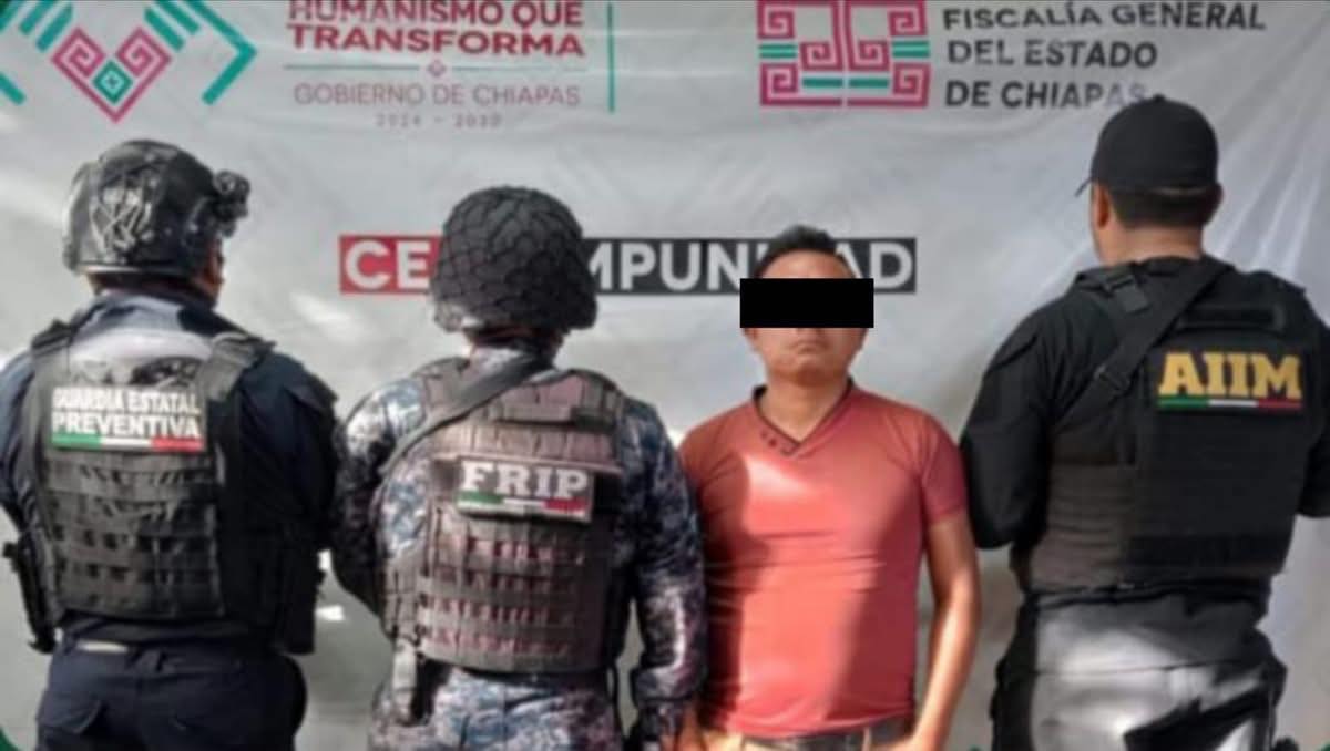 SSP y FGE aprehenden a presunto responsable de pederastia agravada, por hechos en San Cristóbal