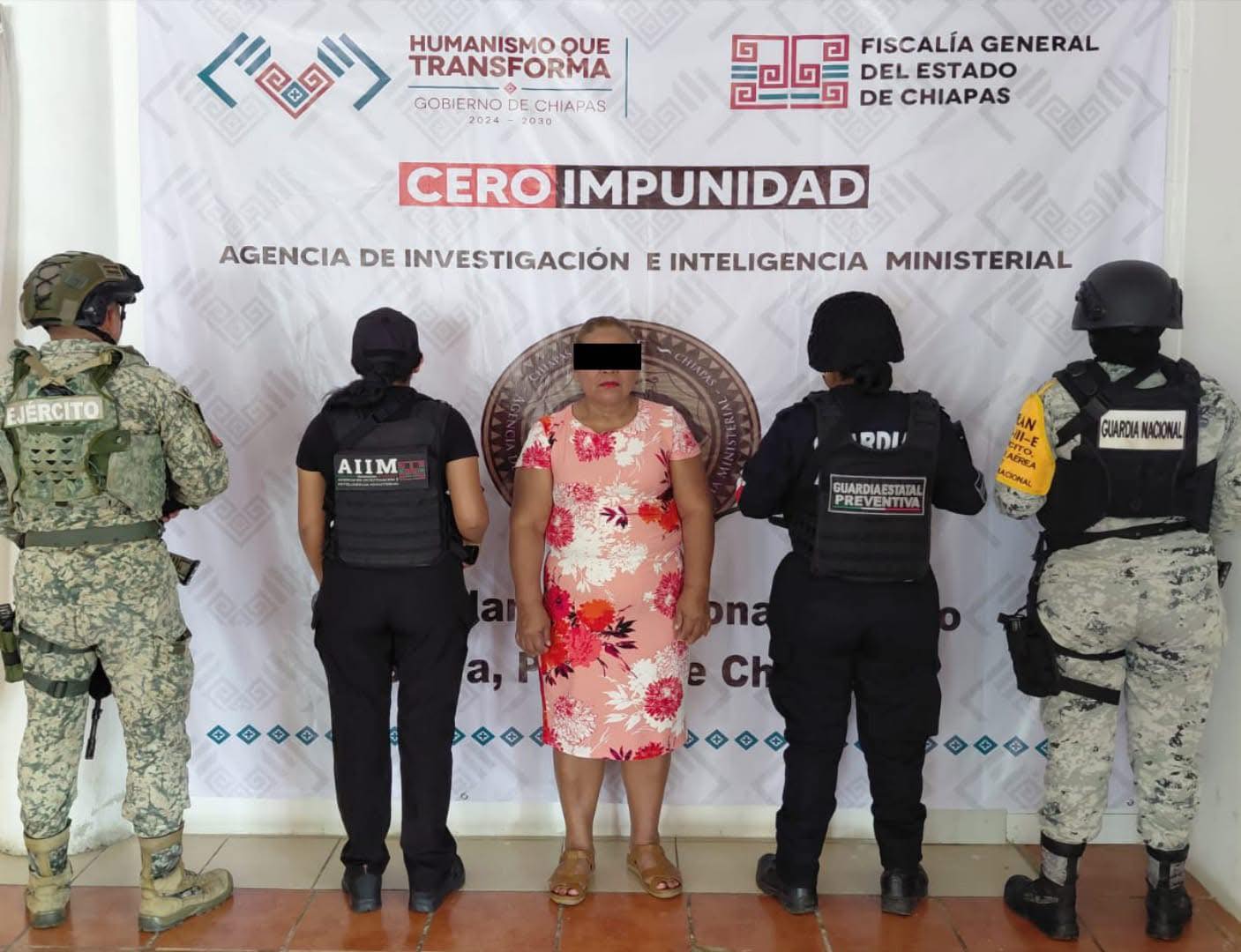 SSP y FGE aprehenden a presunta responsable de robo con violencia agravada