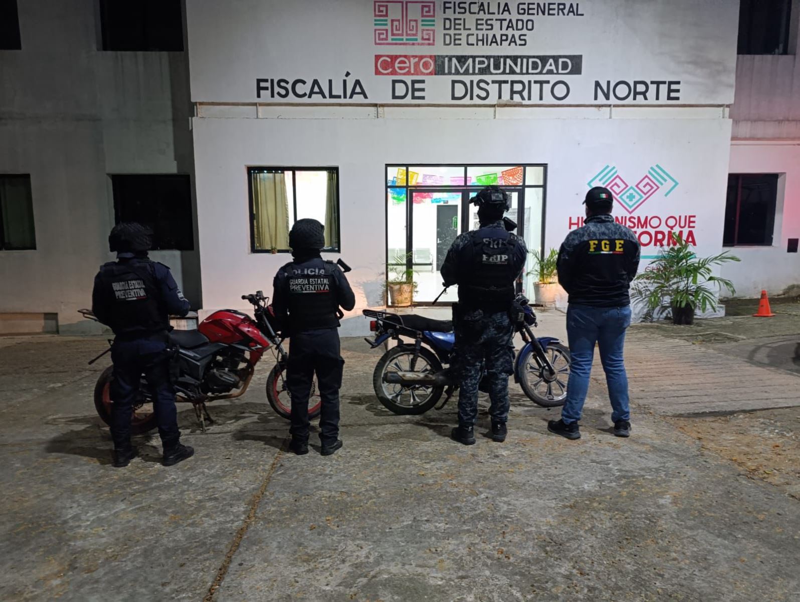 SSP y FGE detienen a tres personas con armas de fuego en Tapilula