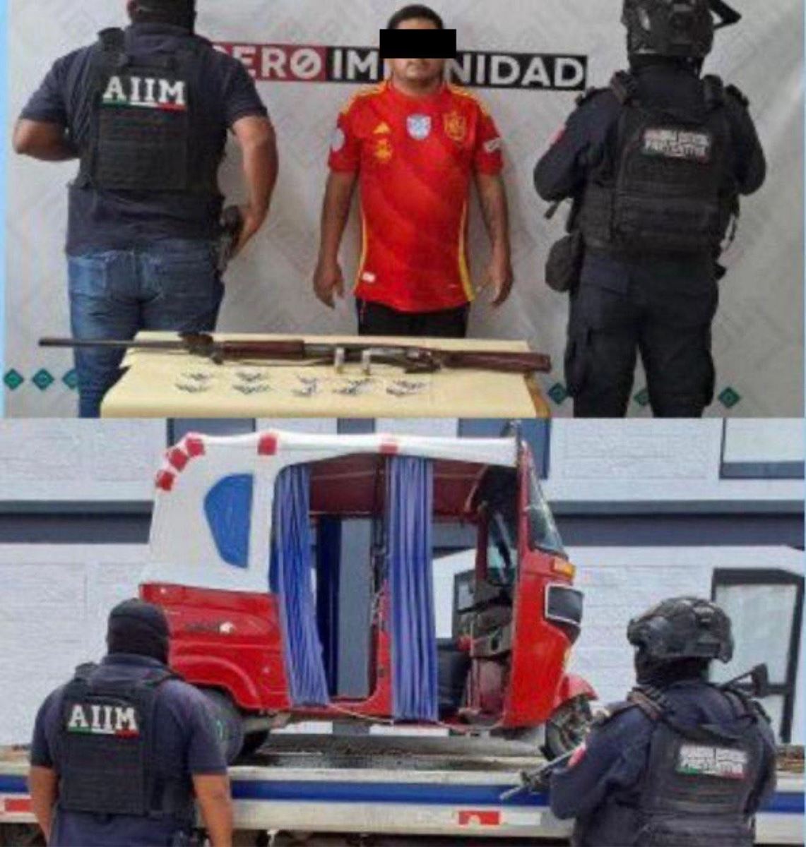 SSP y FGE detienen a masculino con arma de fuego y narcóticos en Villaflores