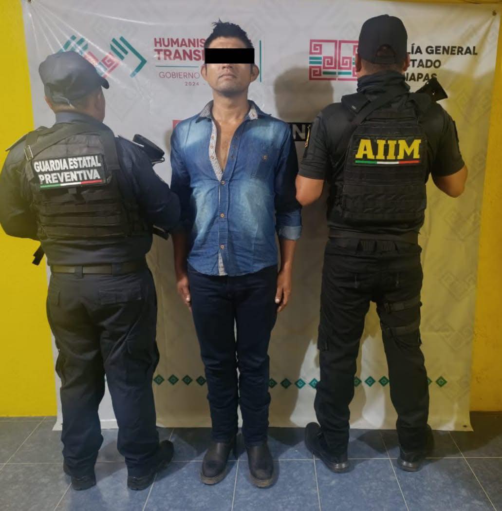 Por violencia familiar, SSP y FGE aprehenden a presunto responsable