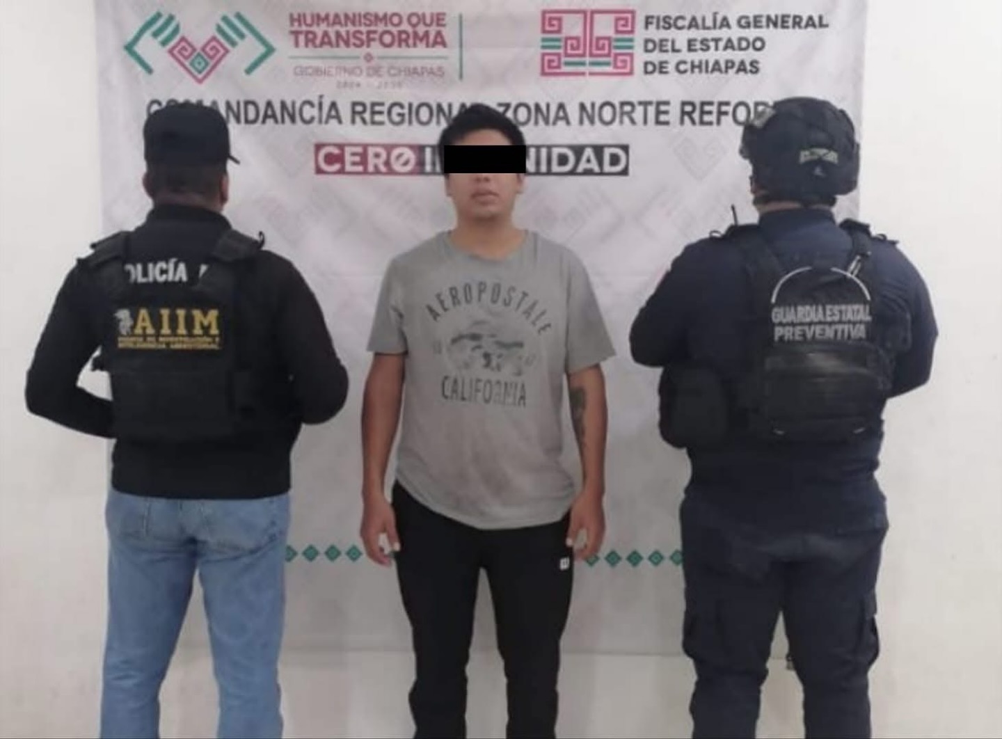 Por violencia familiar agravada, la SSP y FGE aprehenden al presunto responsable