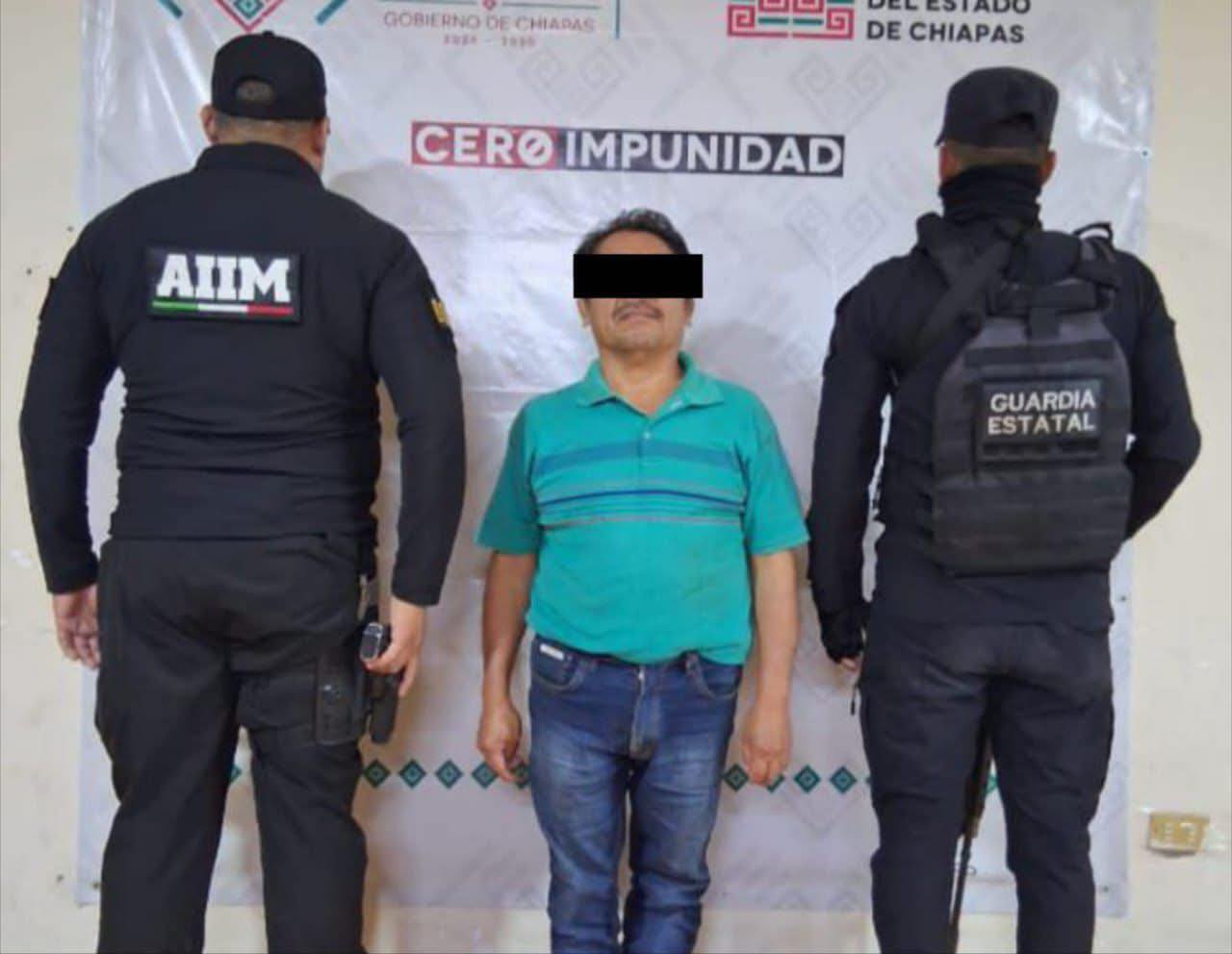 SSP y FGE aprehenden a presunto responsable de pederastia agravada en Ostuacán