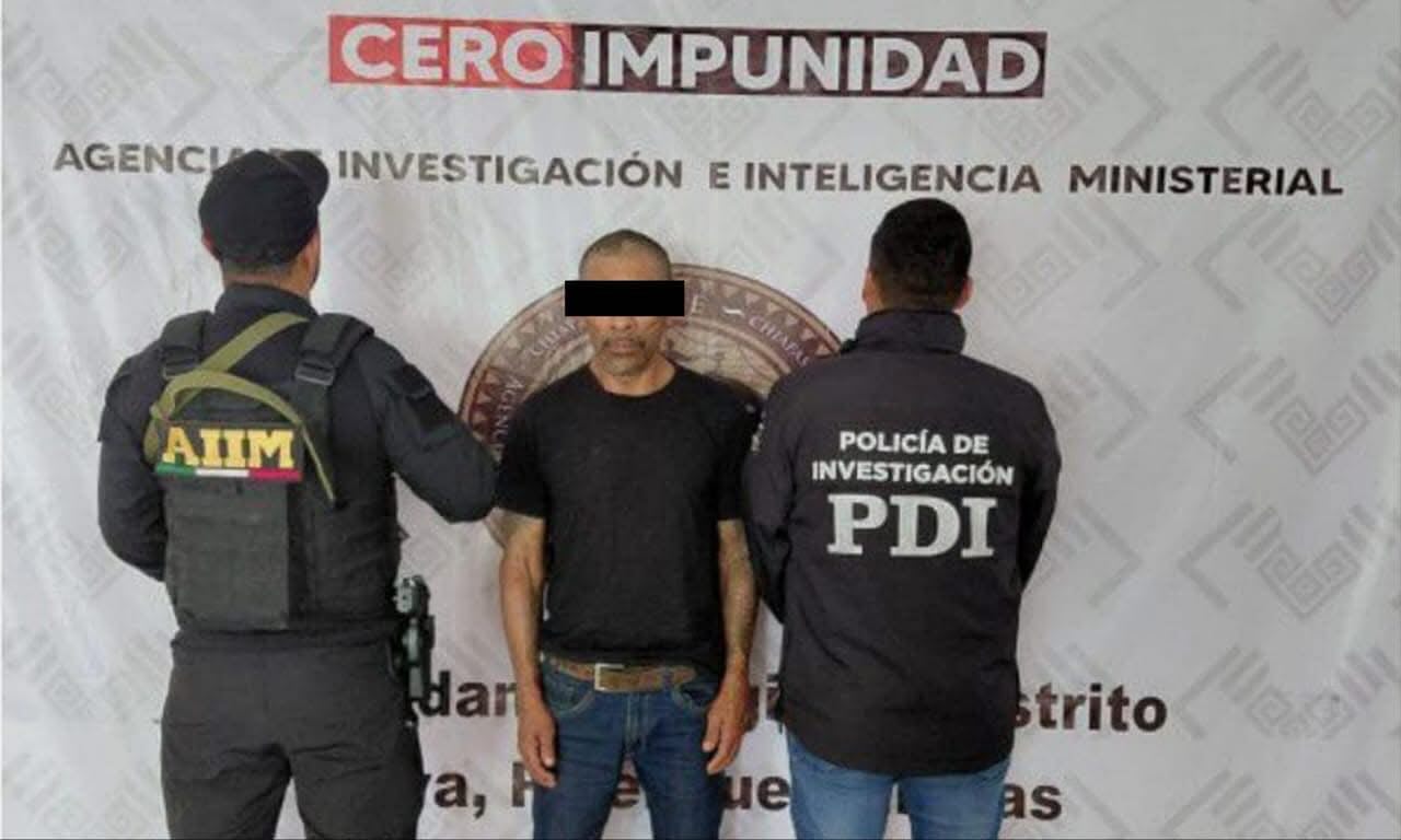 Secretaría de Seguridad del Pueblo, Fiscalías de Chiapas y CDMX aprehenden a presunto responsable del delito 