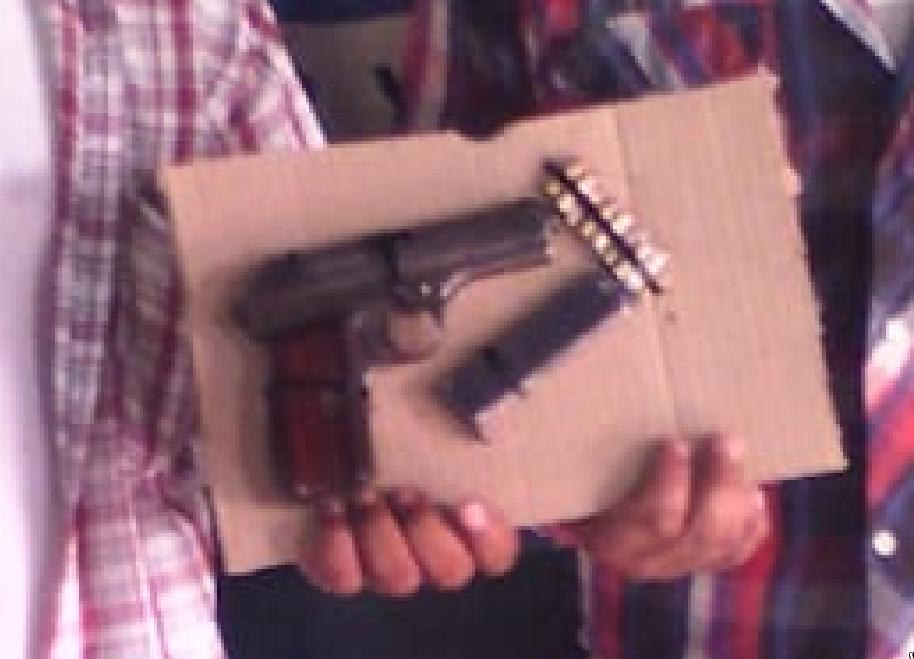 SSP asegura armas de fuego en dos secciones de la entidad