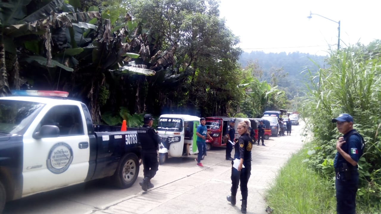 SSP DESPLIEGA OPERATIVO CARRUSEL EN OCOTEPEC