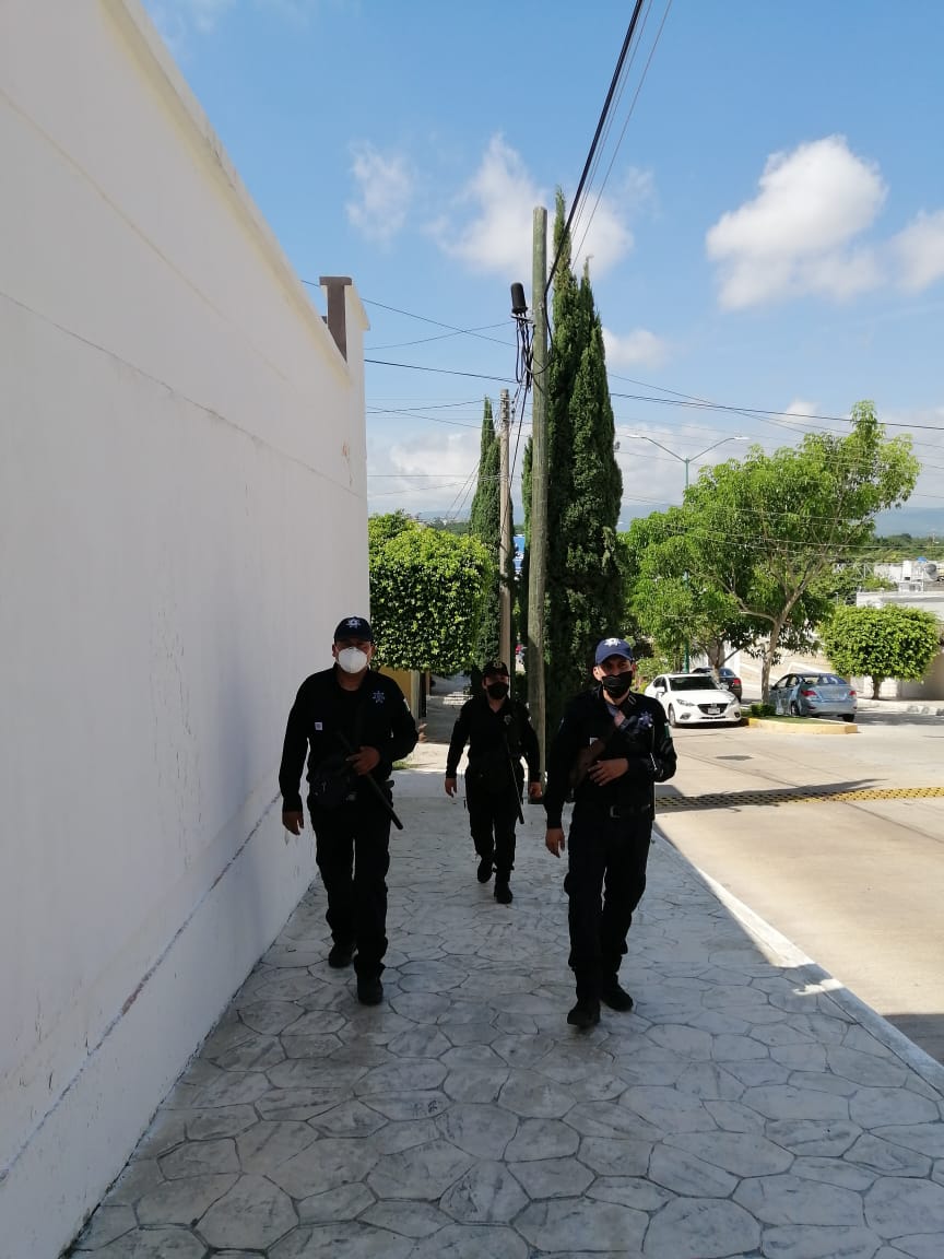 Realiza SSP operativos pie tierra para fortalecer la seguridad en fraccionamientos de Tuxtla Gutiérrez