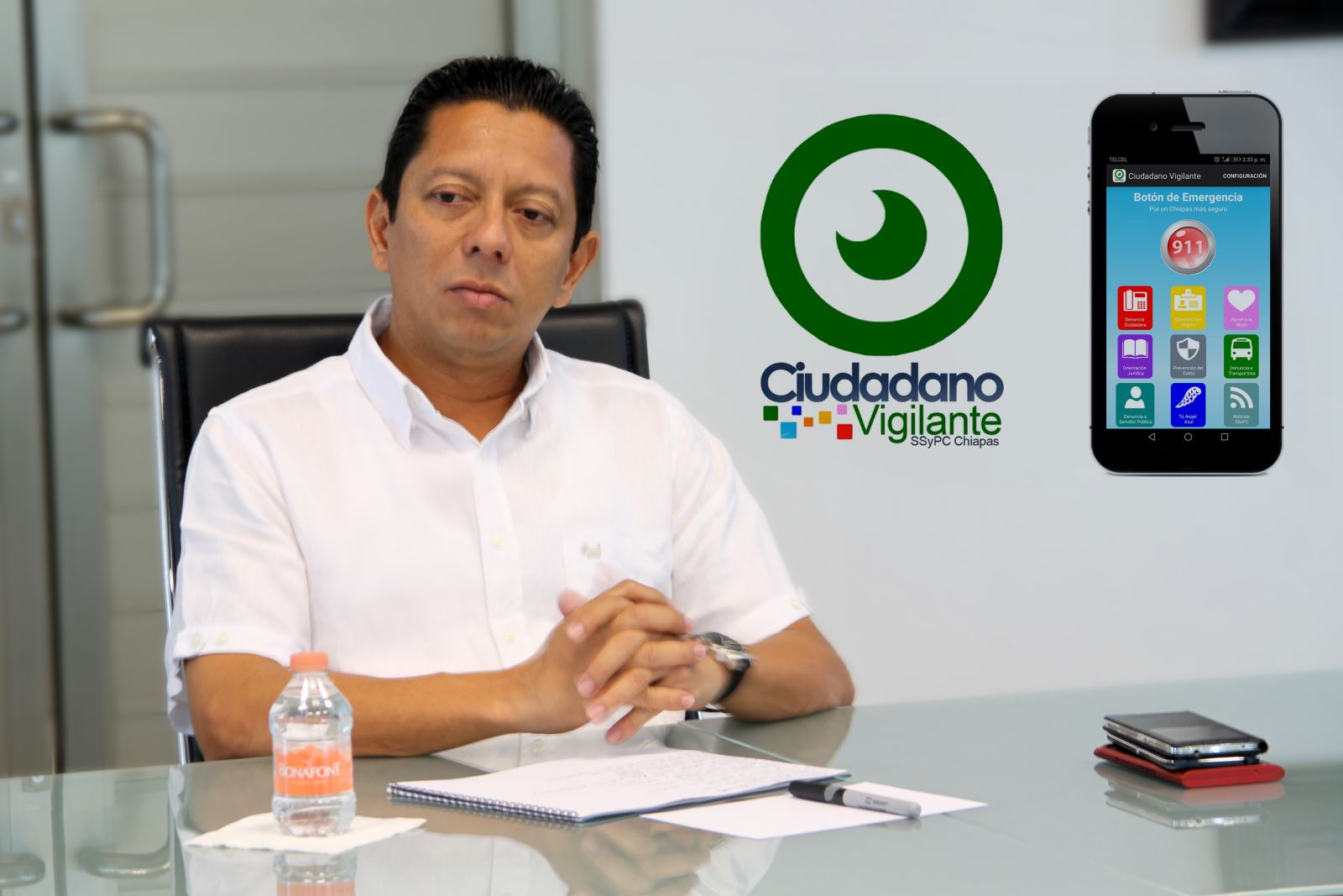 Más de 6 mil usuarios han confiado en el aplicativo para celulares de la SSP “Ciudadano Vigilante”: Llaven Abarca