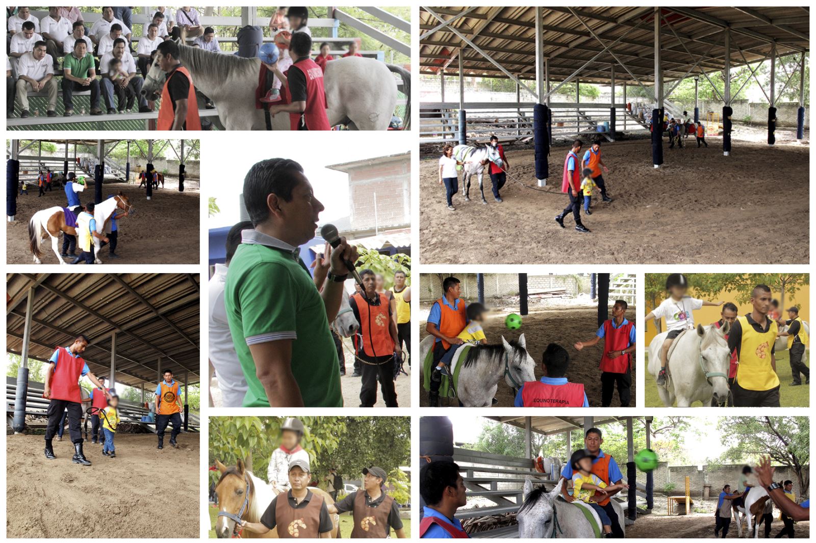 Brinda la SSP terapias gratuitas, asistidas con caballos
