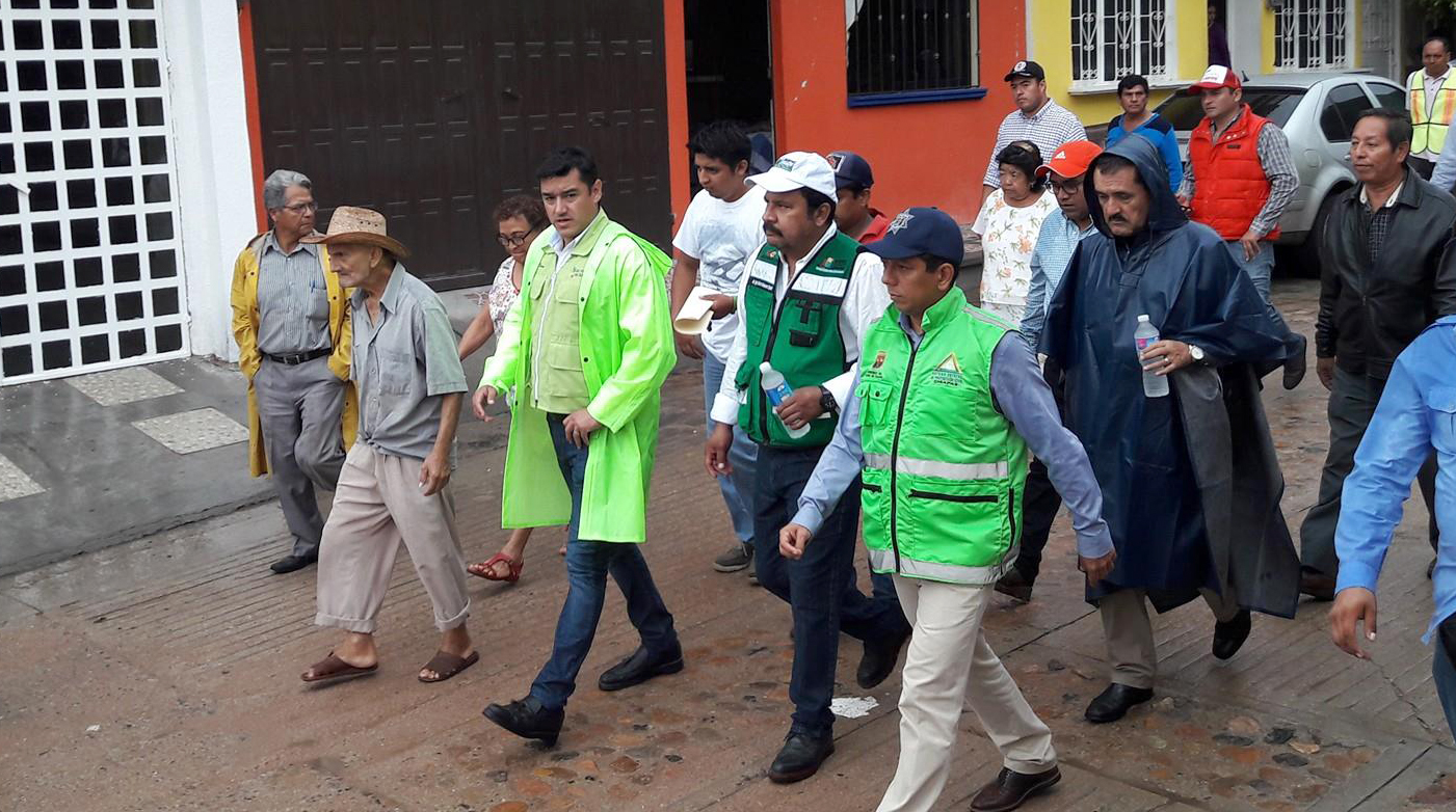 SSP realiza labor humanitaria y de seguridad en municipios afectados por sismo